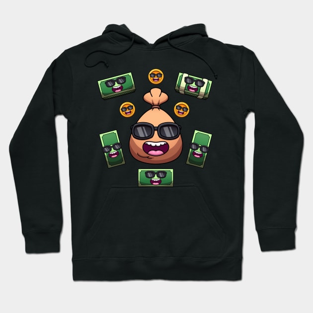 Cool Money Hoodie by TheMaskedTooner